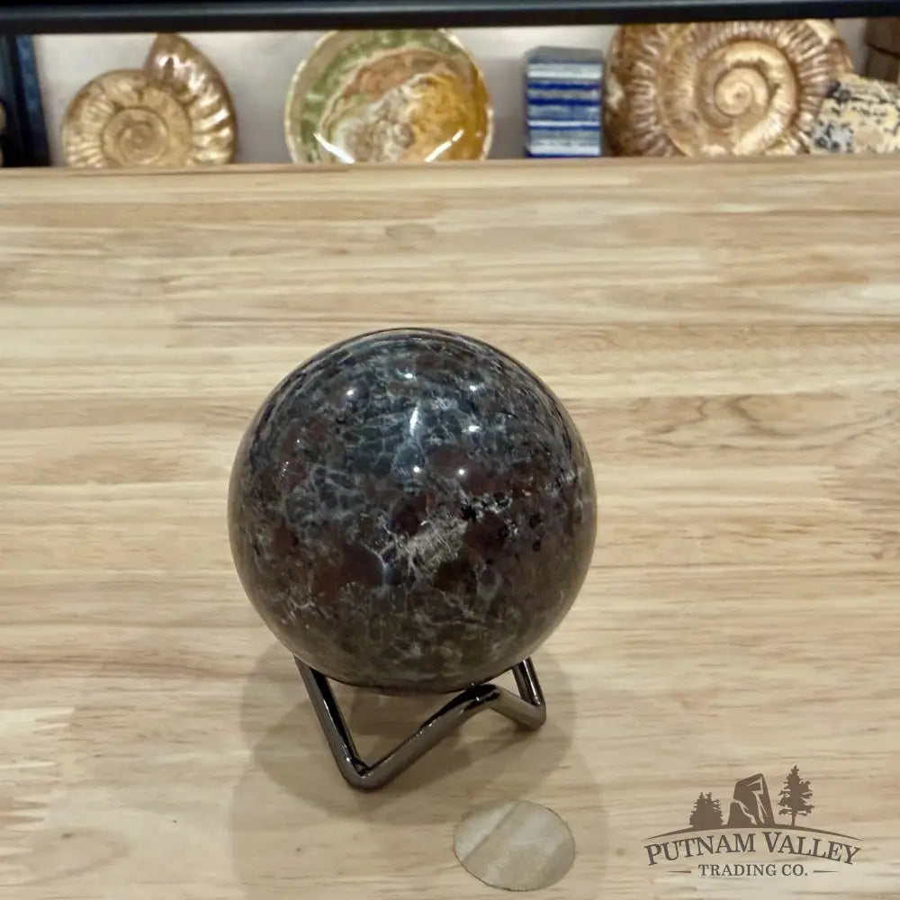 Rare Yooperlite + Hematite Sphere 2.38’’ - Sphere
