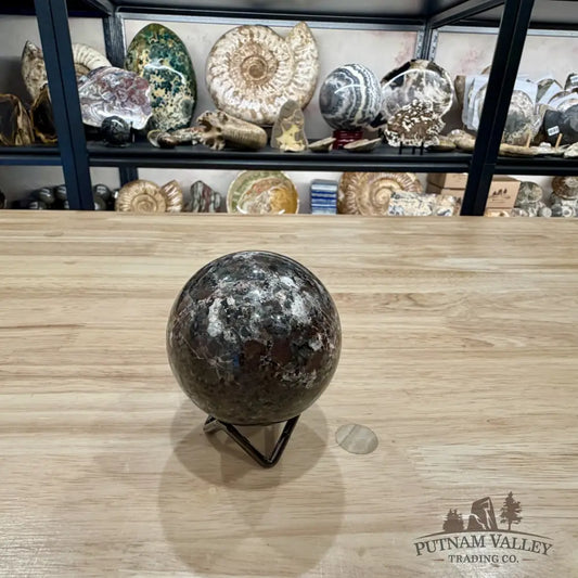 Rare Yooperlite + Hematite Sphere 2.85’’ - Sphere