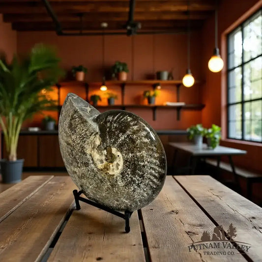 Real Agatized Ammonite Fossil - Putnam Valley Trading Co.