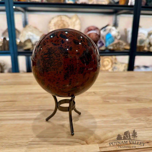 Red Obsidian Sphere 5.28’’ - Sphere