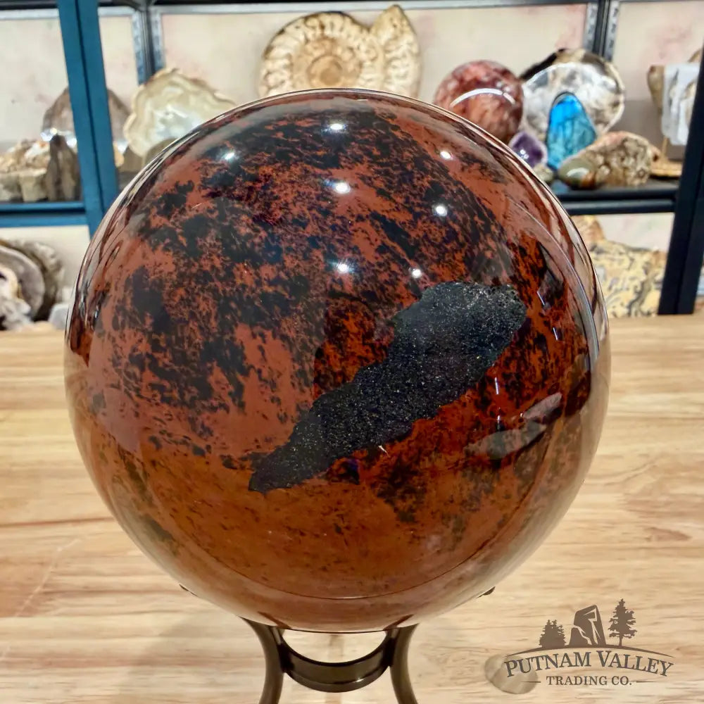 Red Obsidian Sphere 5.49’’ - Sphere