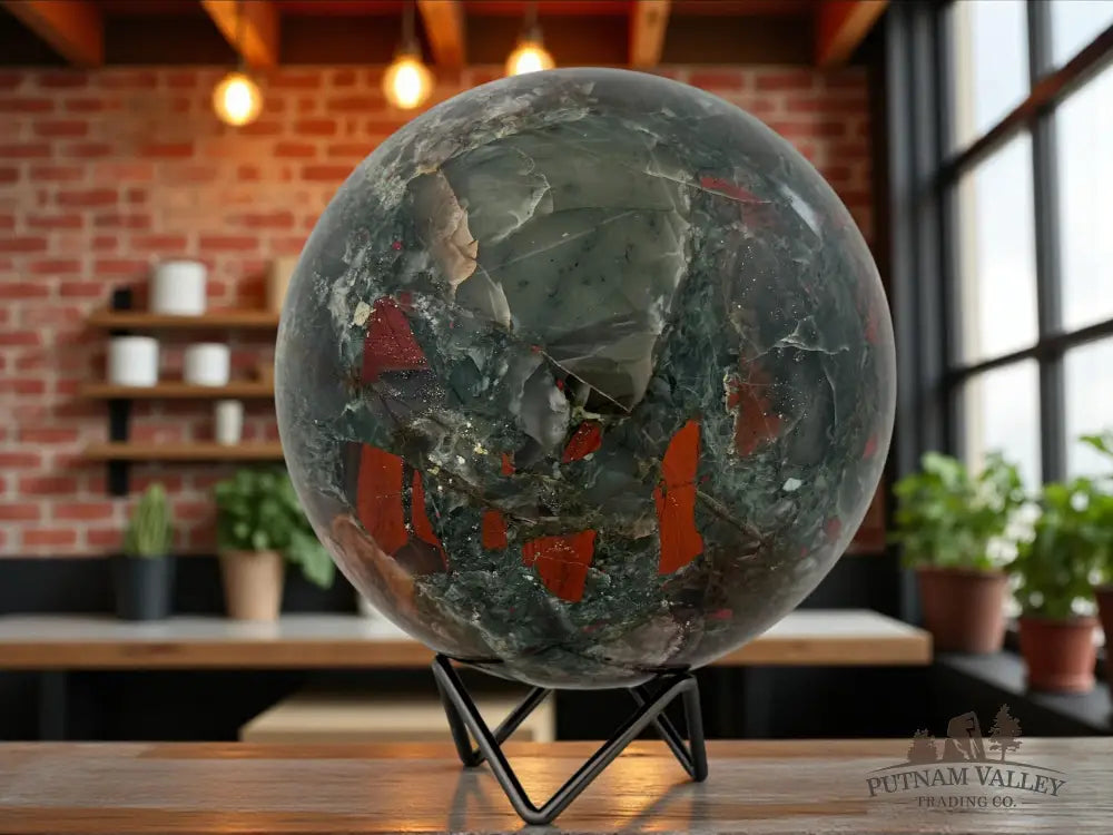 African Bloodstone Sphere Sphere
