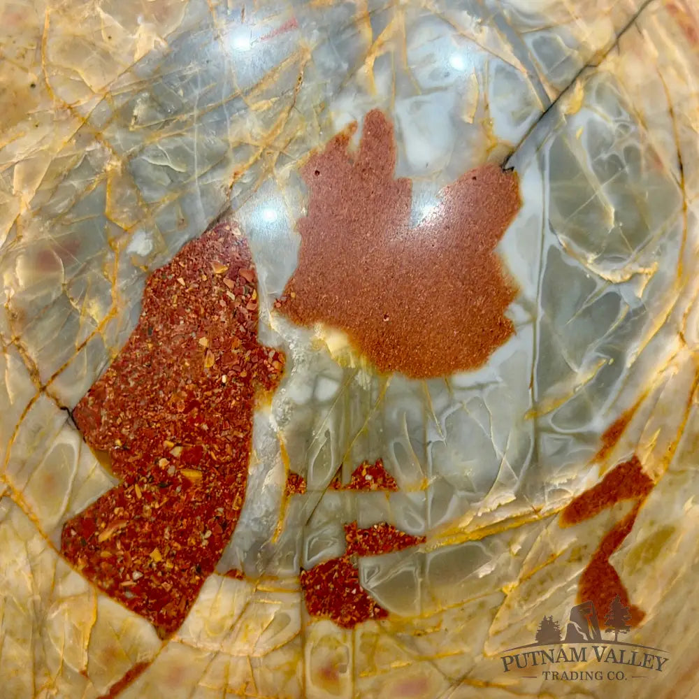 Reserve Cherry Creek Jasper Sphere 6.15’’ | Red Creek Jasper - Sphere