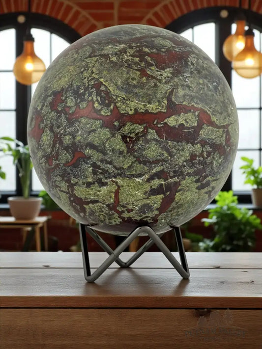 Dragon Bloodstone Sphere Geode