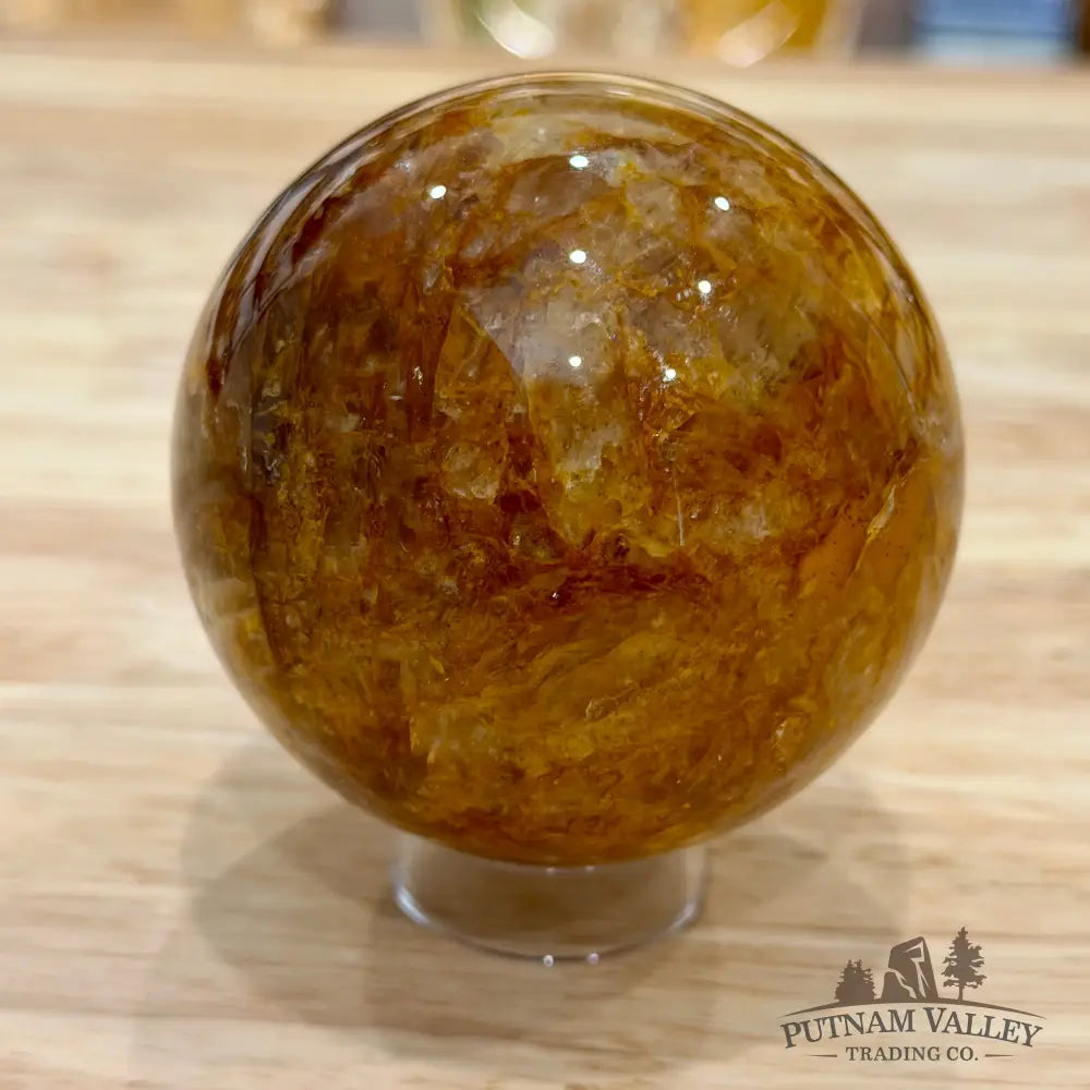 Reserve Golden Healer Quartz Spheres - Tumbled Stone
