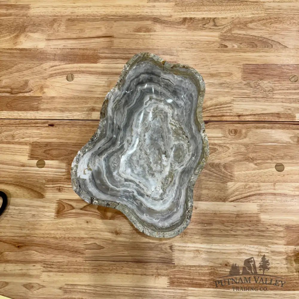 Reserve Gray Mexican Onyx Rustic Bowl Bowl