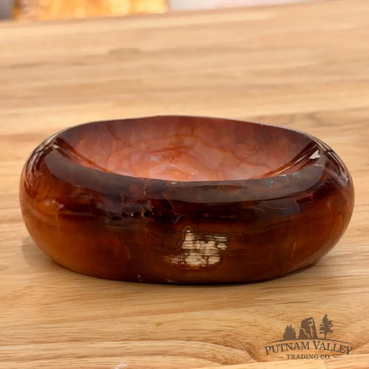 Reserve Handcrafted Carnelian Dish 4.82’’ Bowl