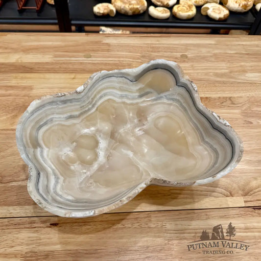 Reserve White Mexican Onyx Bowl Bowl