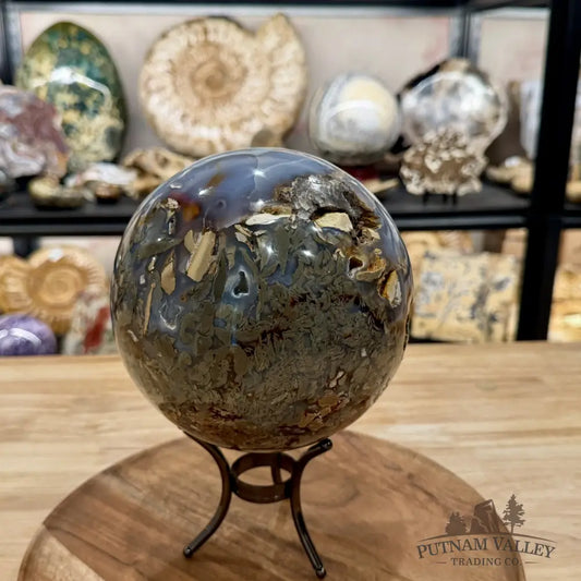 Reserve Madagascar Ibis Jasper + Agate Sphere 6.23’’ - Sphere