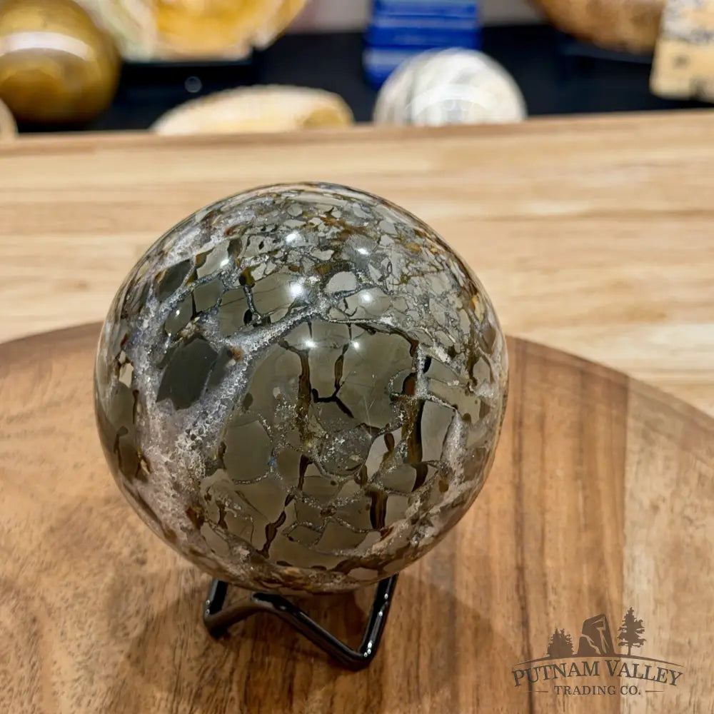 Reserve Madagascar Ibis Jasper Sphere 3.41’’ - Sphere