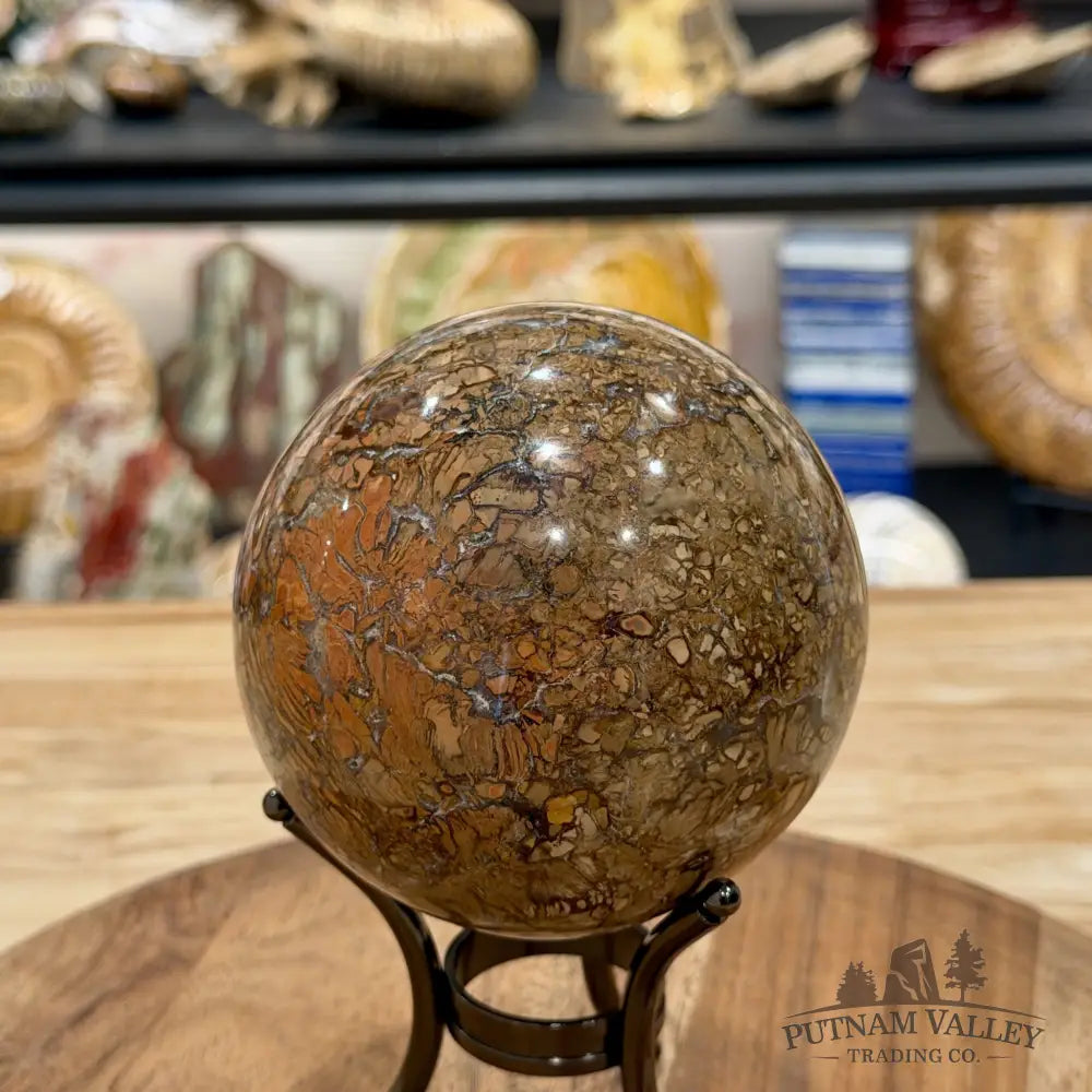 Reserve Madagascar Ibis Jasper Sphere 4.05’’ - Sphere
