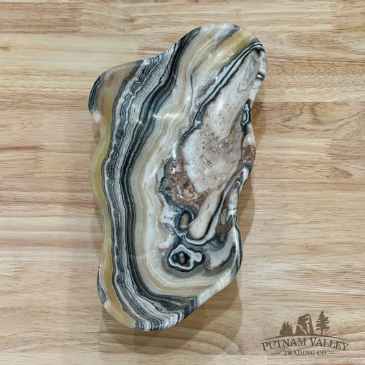 Reserve Mexican Zebra Onyx Bowl 11.75’’ - Bowl