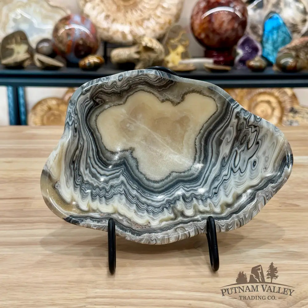 Reserve Mexican Zebra Onyx Bowl 8.25’’ - Bowl