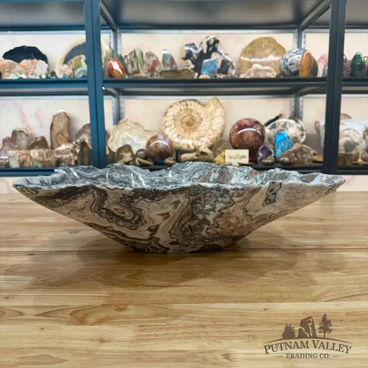 Reserve Mexican Zebra Onyx Rustic Bowl 18.5’’ - Bowl