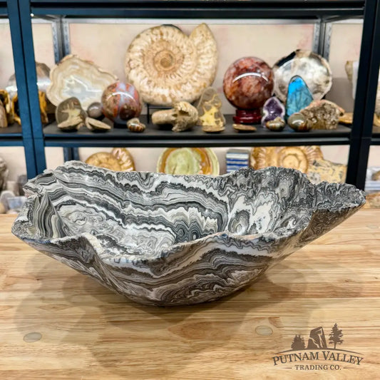 Reserve Mexican Zebra Onyx Rustic Bowl 18.5’’ - Bowl