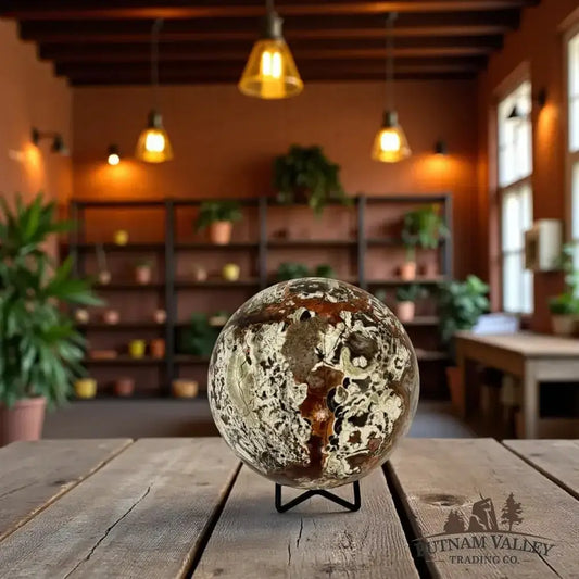 Reserve Money Agate Sphere 4.8" - Putnam Valley Trading Co.