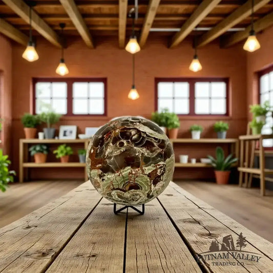 Reserve Money Agate Sphere 5.8" - Putnam Valley Trading Co.