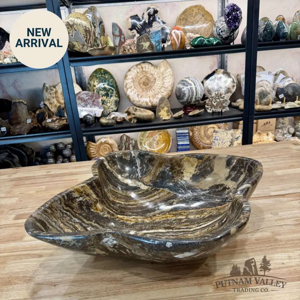 Reserve Moroccan Chocolate Onyx Statement Bowl 22.5’’ - Bowl