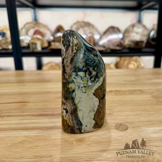 Ocean Jasper Table Accent 5.22’’ Sculpture