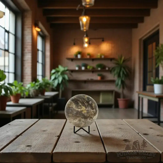 Reserve Petrified Wood Sphere 4.28" - Putnam Valley Trading Co.