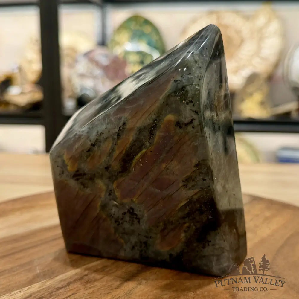 Reserve Purple Rainbow Labradorite Table Accent 5’’ - Free Standing Accent