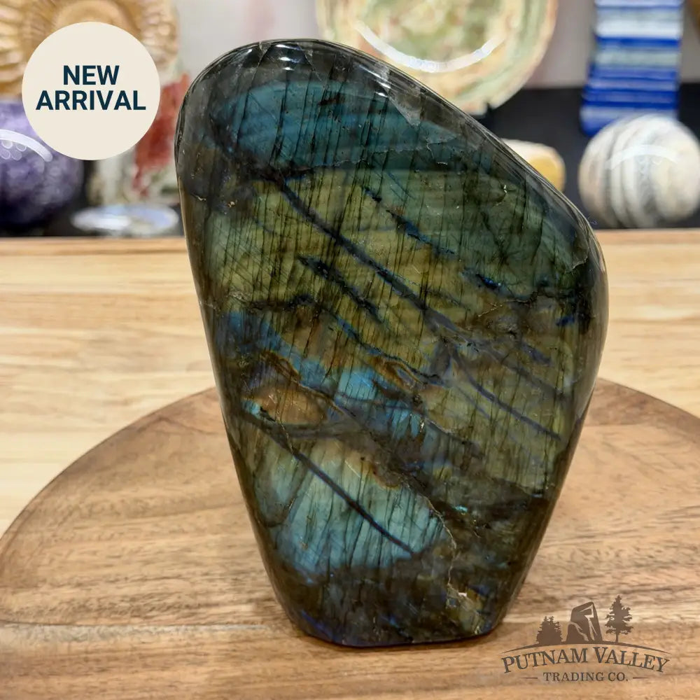 Reserve Rainbow Labradorite Table Accent 7.1’’ - Free Standing Accent