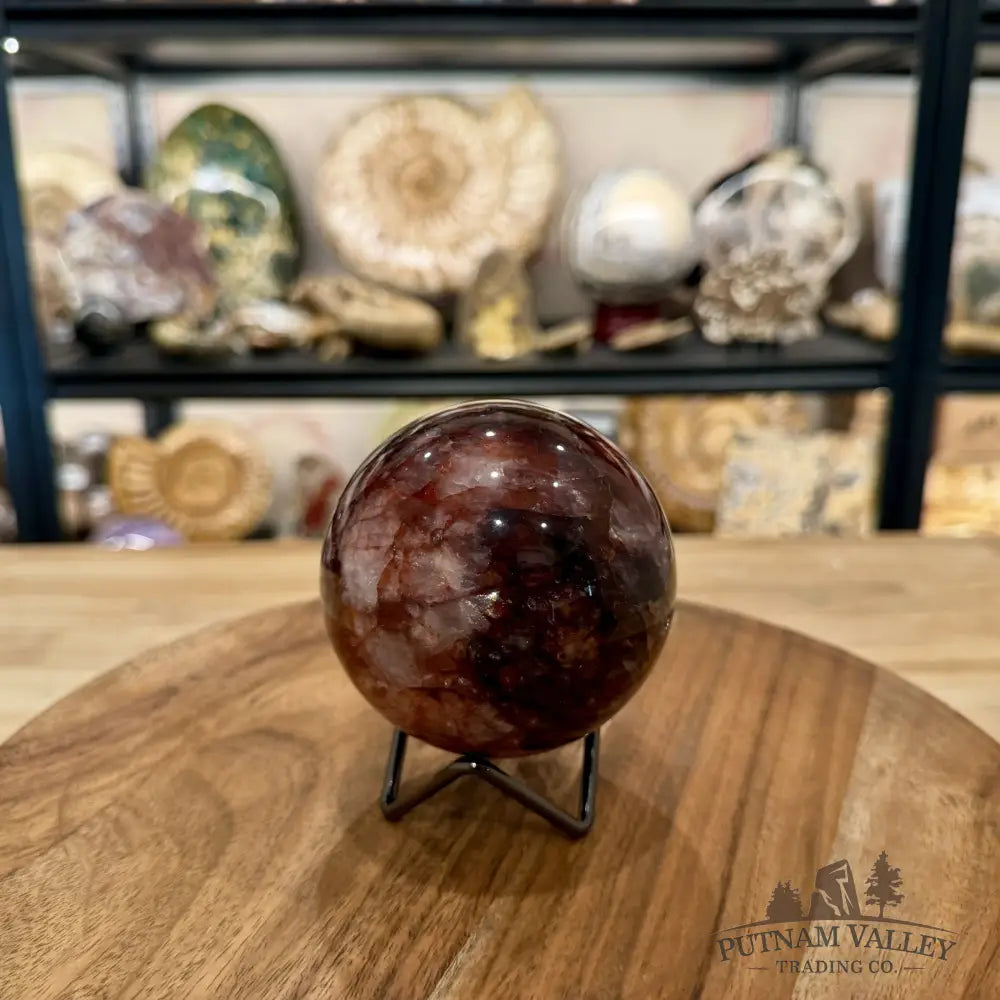Reserve Red Fire Quartz Sphere 3.42’’ - Sphere