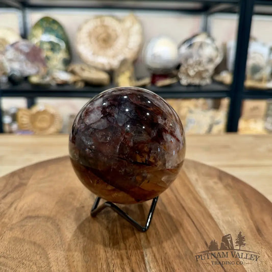Reserve Red Fire Quartz Sphere 3.64’’ - Sphere