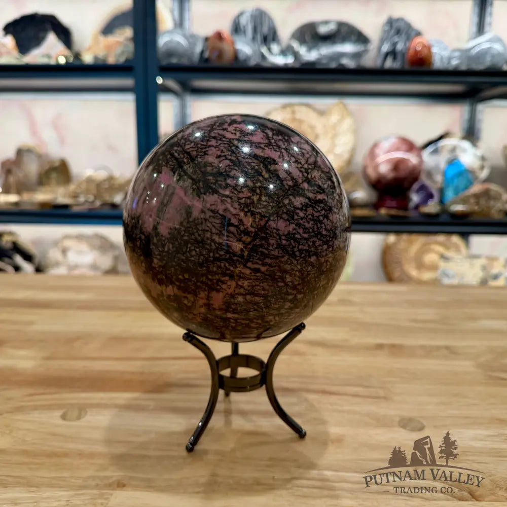 Rhodonite Sphere 5.91’’ Sphere