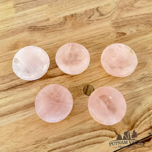 Rose Quartz Mini Bowls - Putnam Valley Trading Co.