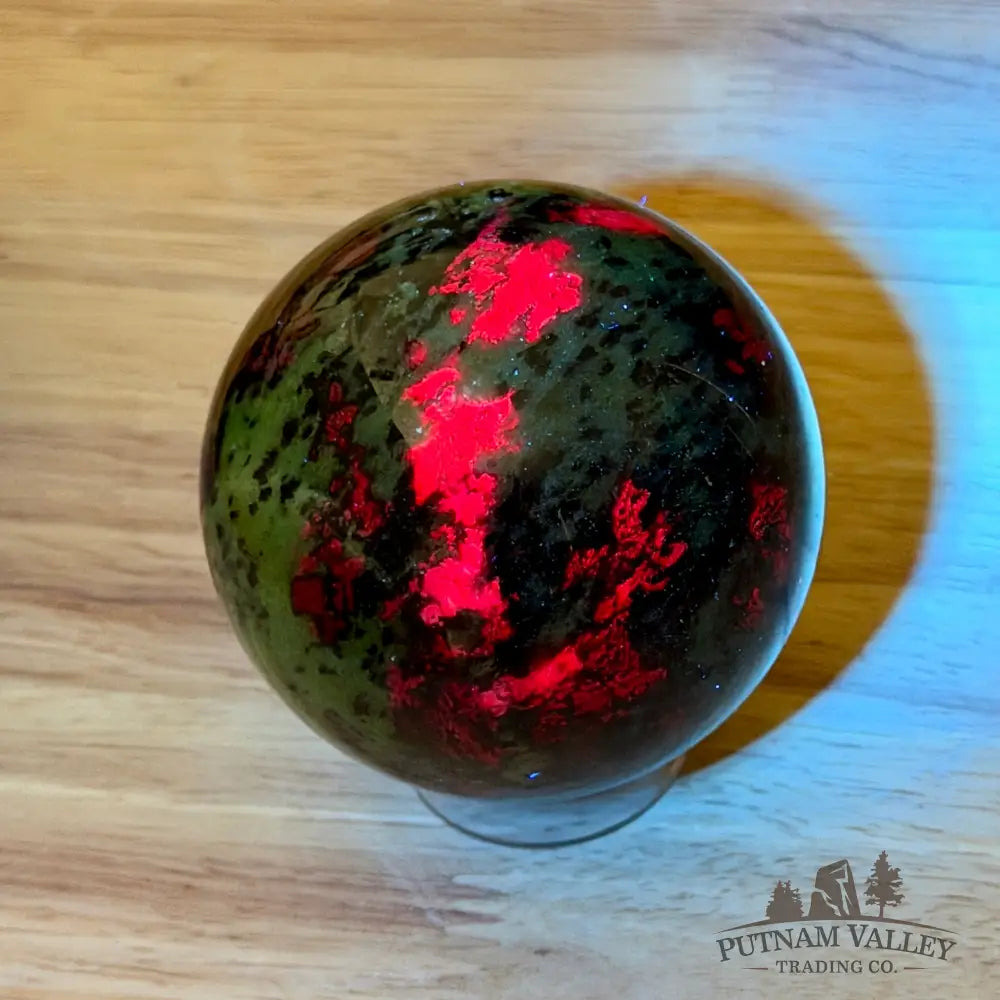 Ruby Zoisite Spheres - Sphere