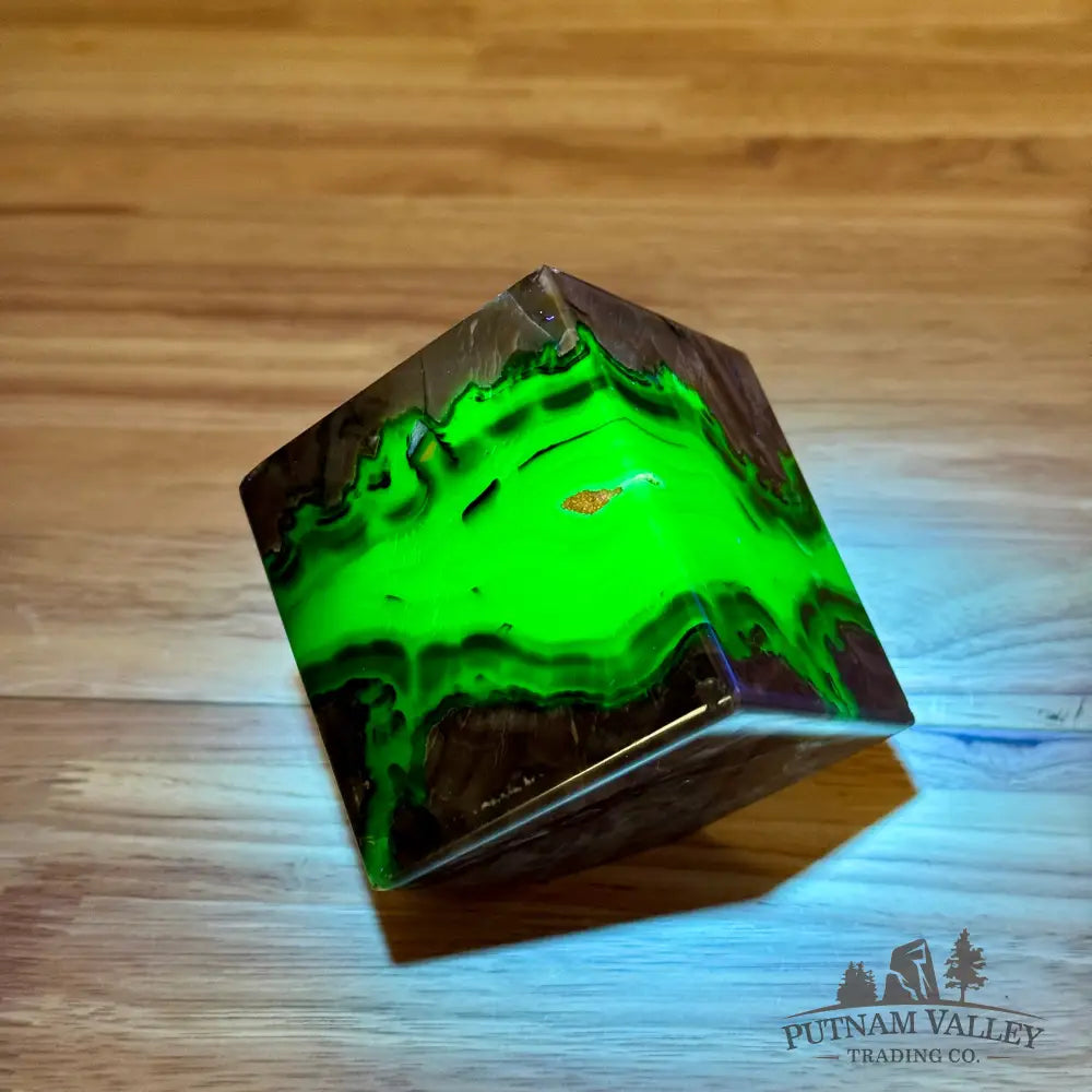 Standing Volcano Agate Cube 2.7’’ Cube