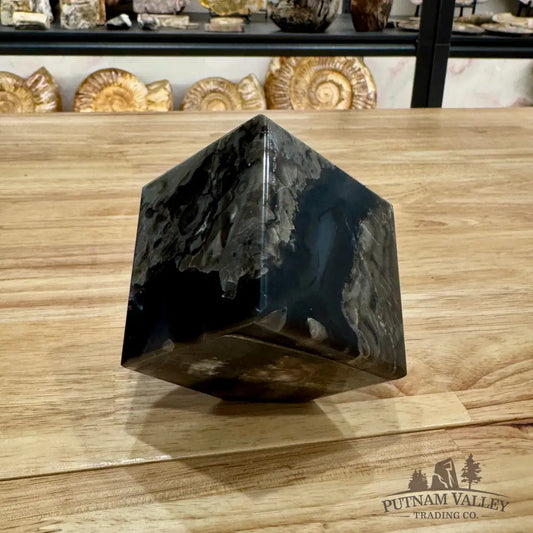 Standing Volcano Agate Cube 2.8’’ Cube