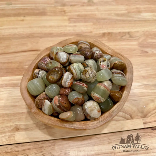 Tumbled Banded Calcite (½ lb) Tumbled Stone
