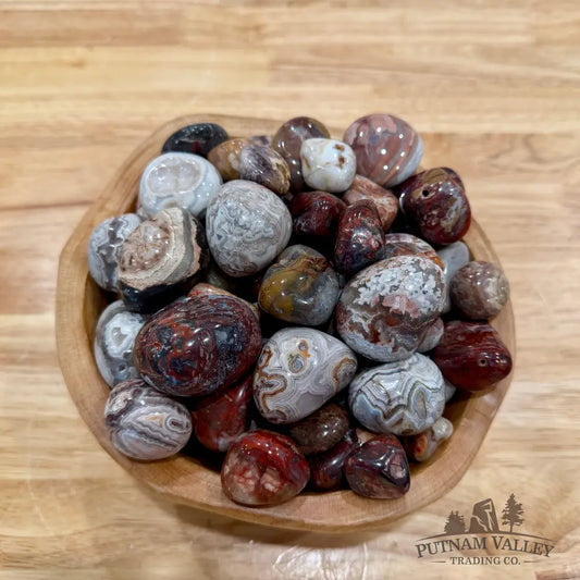 Tumbled Mexican Lace Agate (½ lb) Tumbled Stone