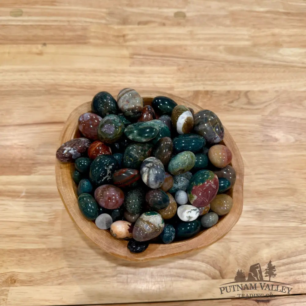Tumbled Ocean Jasper (½ lb) Tumbled Stone