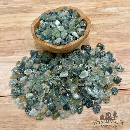 Tumbled Prehnite (½ lb) | Freeform - Tumbled Stone
