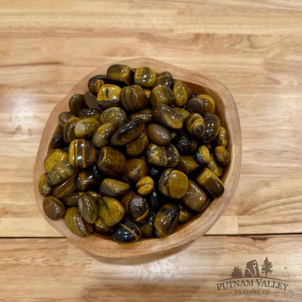 Tumbled Tiger Eye (½ lb) Tumbled Stone
