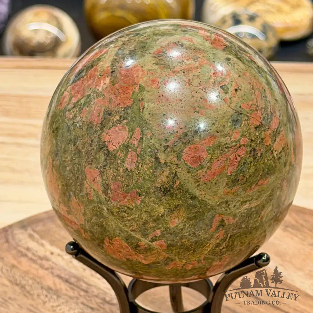 Unakite Jasper Sphere 4.36’’ | South Africa - Sphere