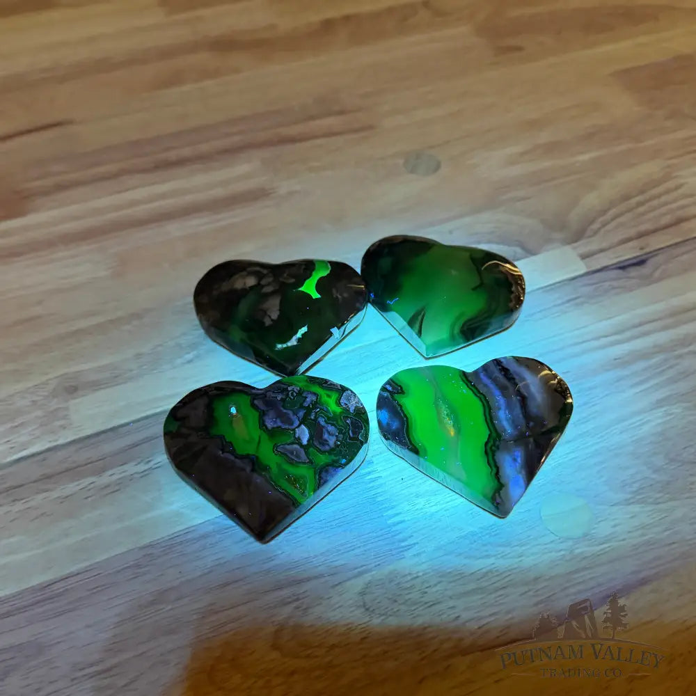 Volcano Agate Hearts 2.5 - 2.9’’ Heart