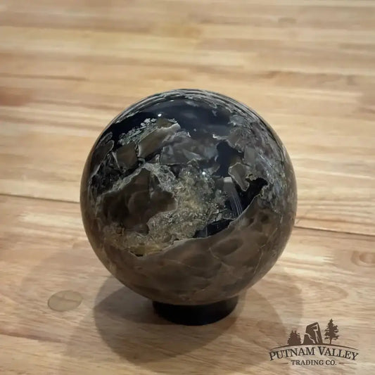 Volcano Agate Sphere 4.4" - Putnam Valley Trading Co.