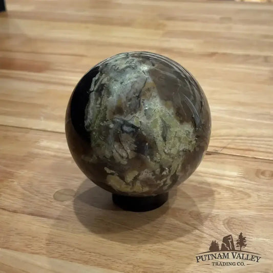 Volcano Agate Sphere 4.55" - Putnam Valley Trading Co.