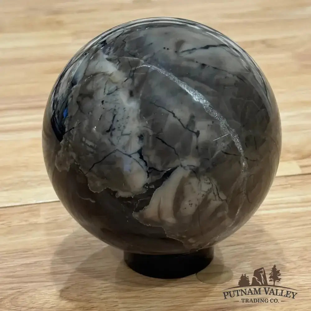 Volcano Agate Sphere 4.74" - Putnam Valley Trading Co.
