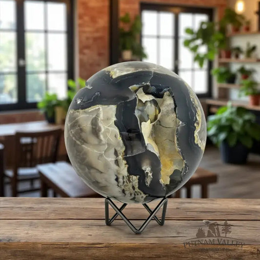 Volcano Agate Sphere Geode