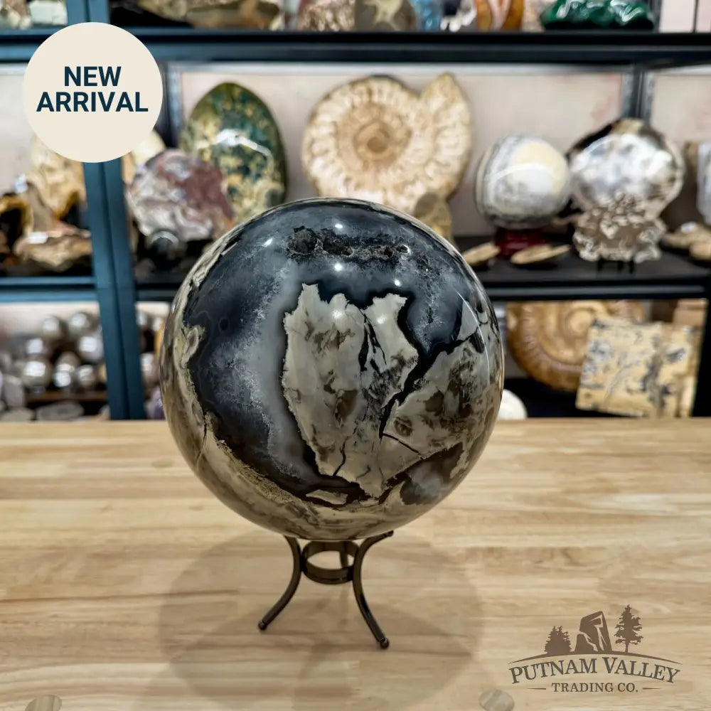 Volcano Agate Sphere 7.65’’ - Sphere