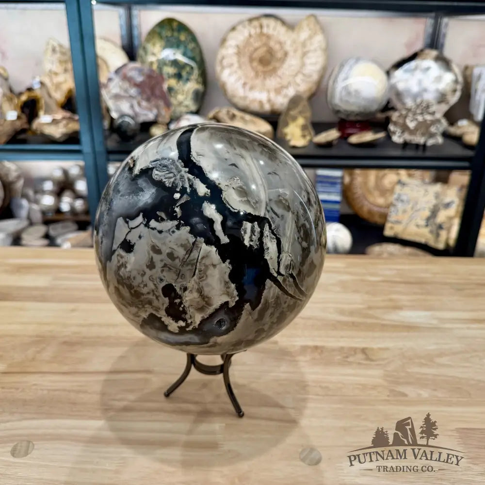 Volcano Agate Sphere 7.65’’ - Sphere