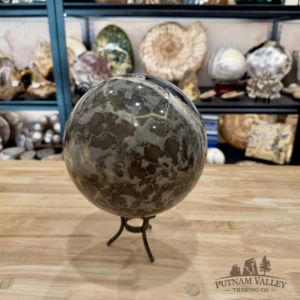 Volcano Agate Sphere 7.65’’ - Sphere