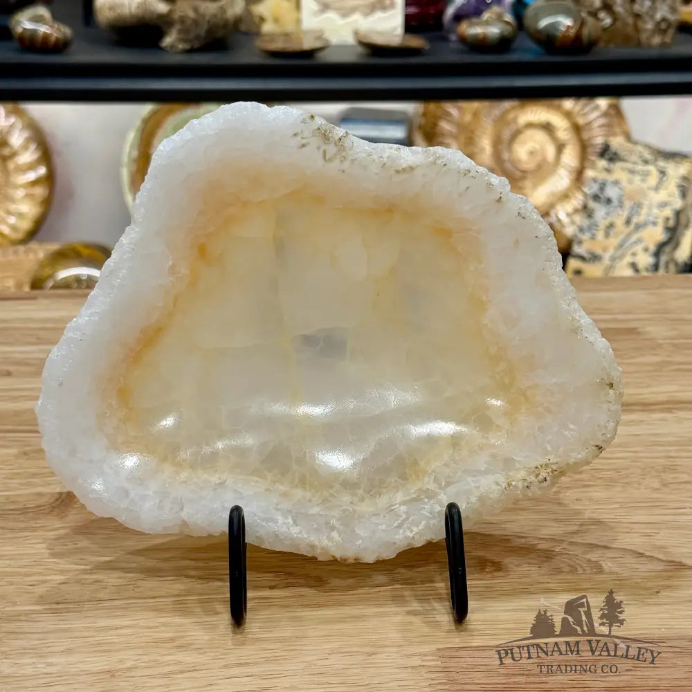 White Mexican Onyx Rustic Bowl 8.5’’ - Bowl