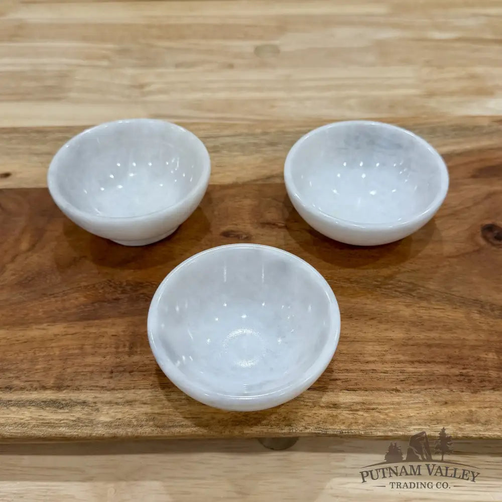 Ziarat White Stone Bowl 3’’ - Bowl