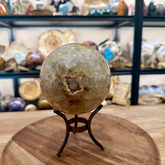 Flower Agate Sphere 4.75"